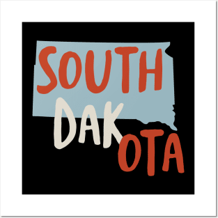 State of South Dakota Posters and Art